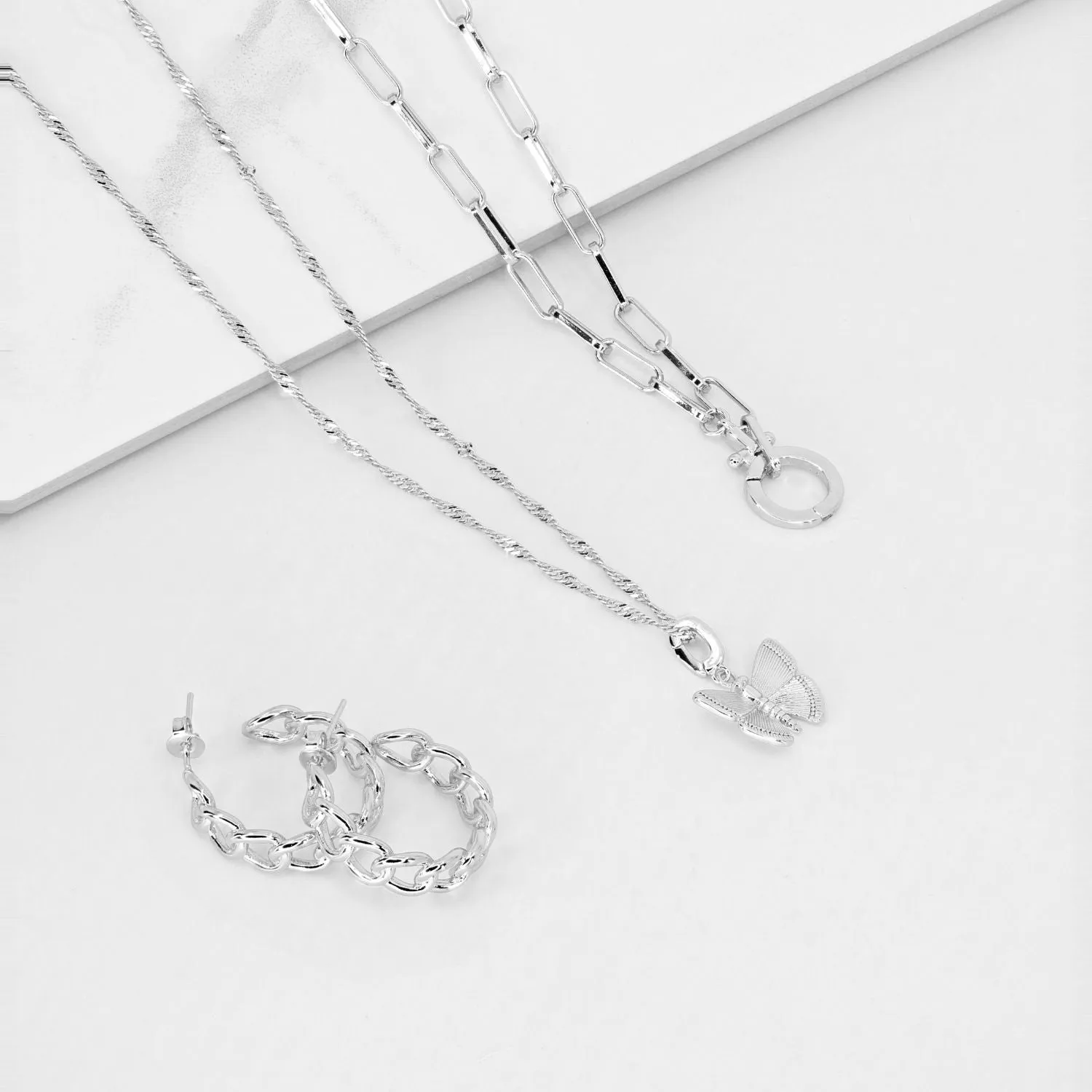 Addie Adjustable Chain (Silver)