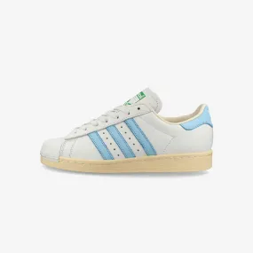 adidas SUPERSTAR 82 CRYSTAL WHITE/CLEAR BLUE/GREEN