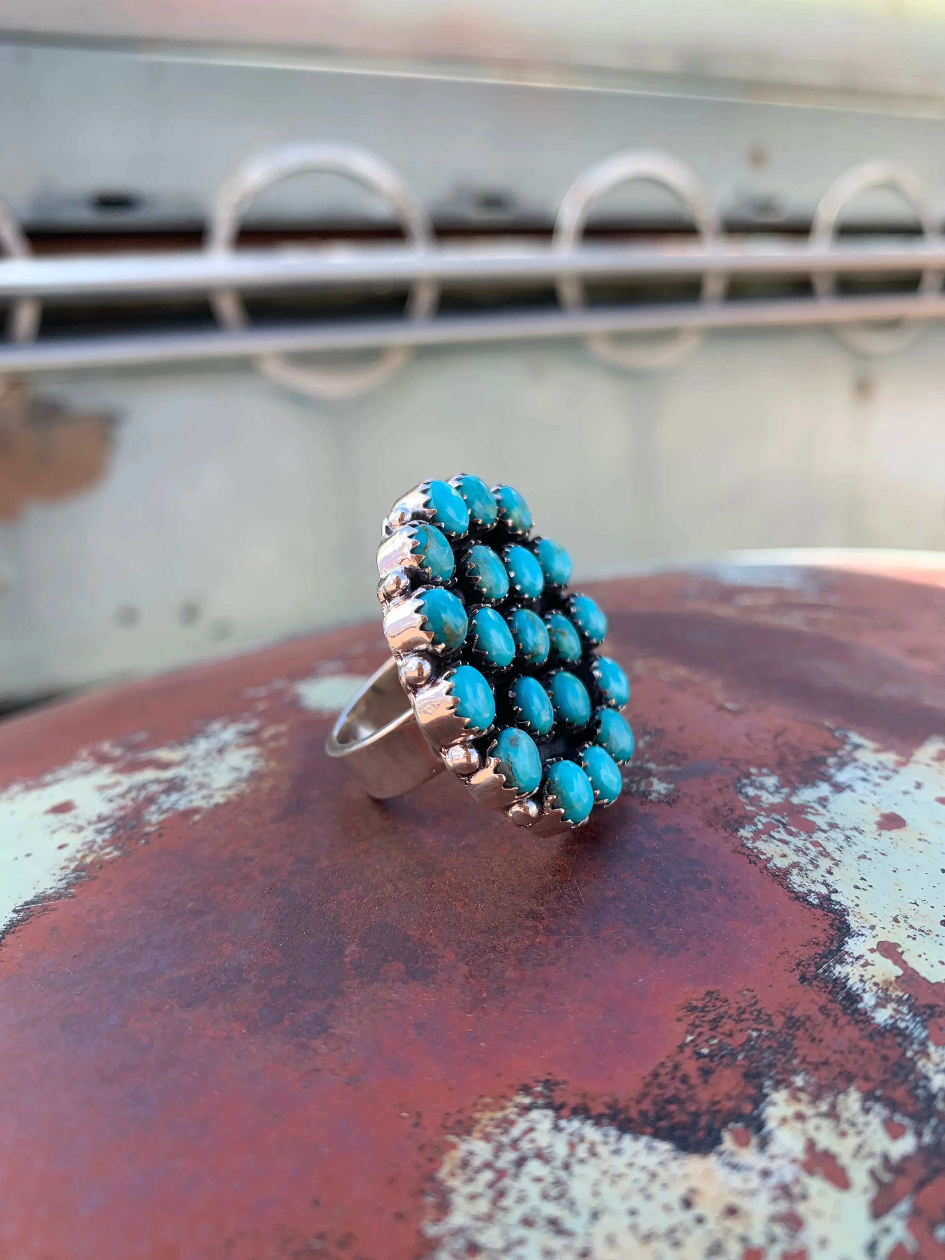 Adjustable Turquoise ring