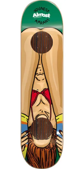 Almost XXX Impact Skateboard Deck 8.1 - Green/Tan