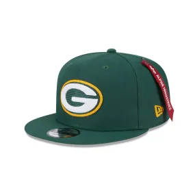 Alpha Industries x Green Bay Packers Green 9FIFTY Snapback Hat