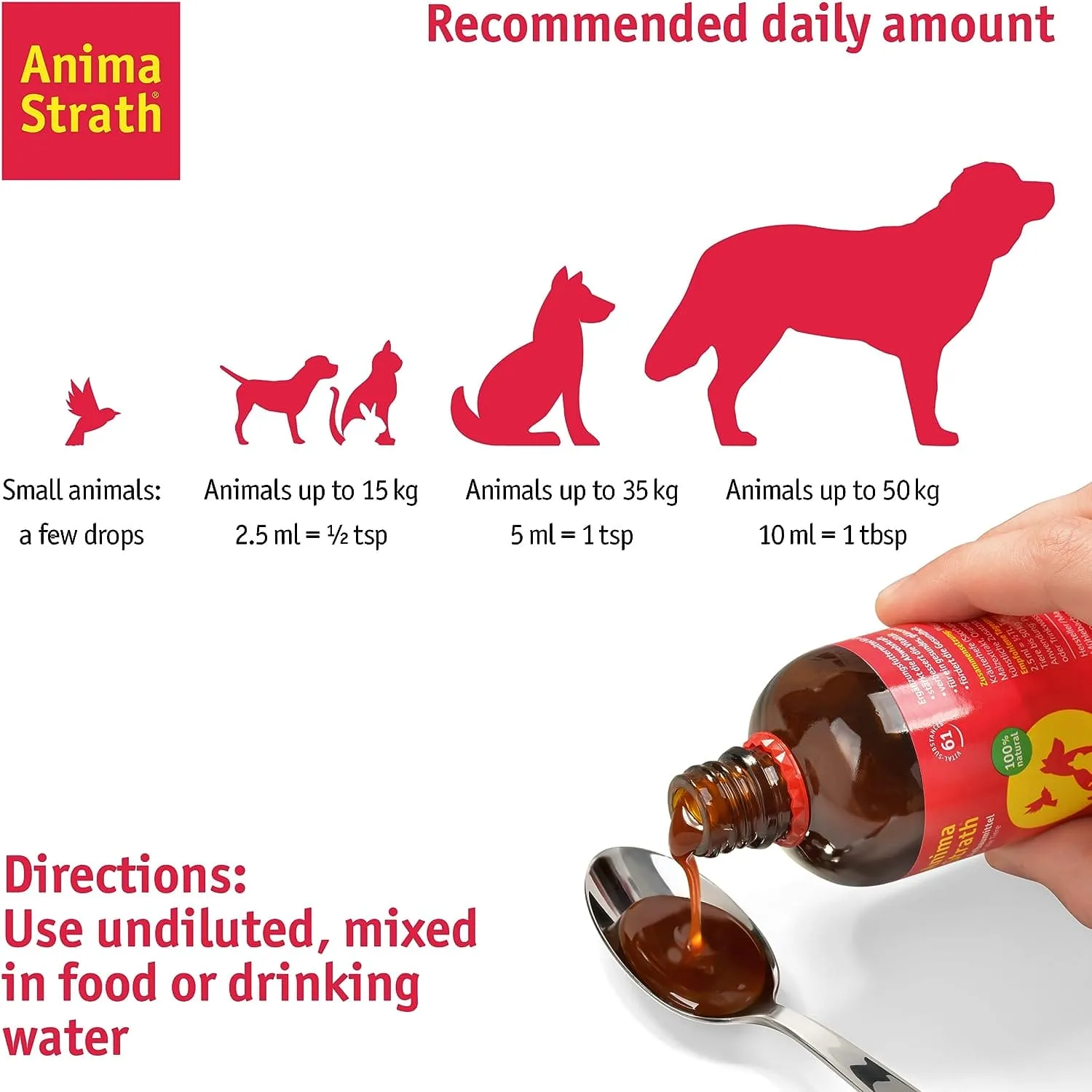 ANIMA STRATH SUPPLEMENT FOR ANIMALS 100ML - ASSFA100ML