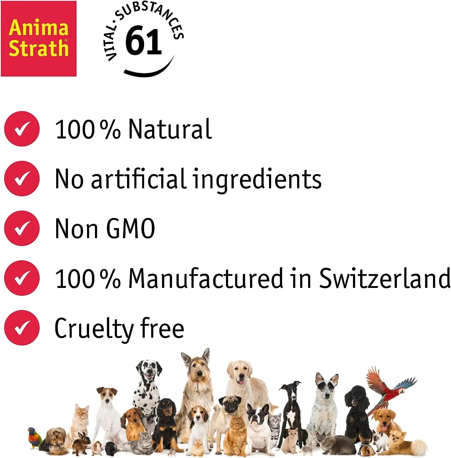 ANIMA STRATH SUPPLEMENT FOR ANIMALS 100ML - ASSFA100ML