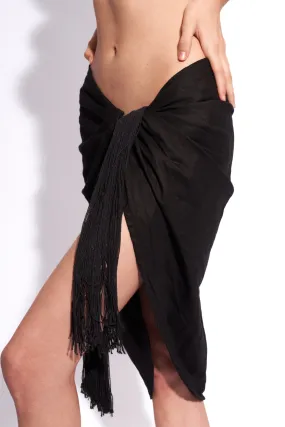 Atik Short Cover Up Black