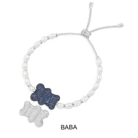 Baba Yummy Bear Adjustable Pearl Bracelet