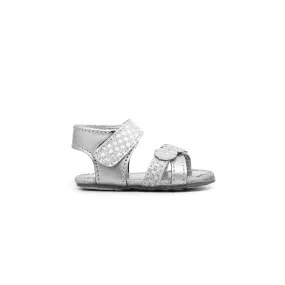 Babies Silver Casual Sandal KD7948