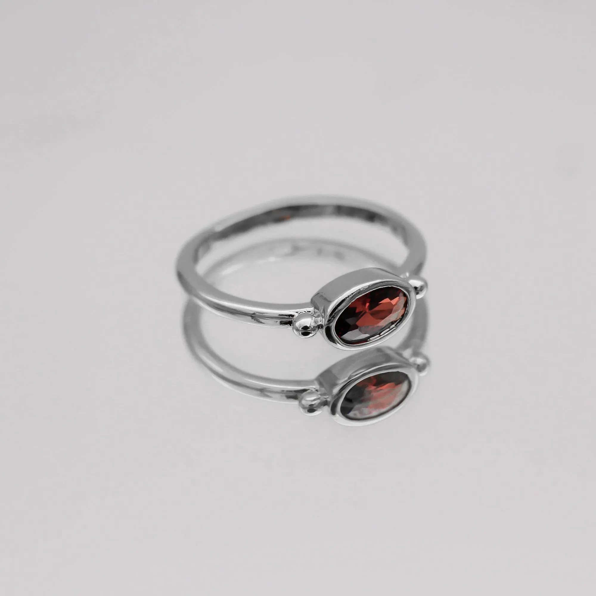 Birthstone Ring | Silver