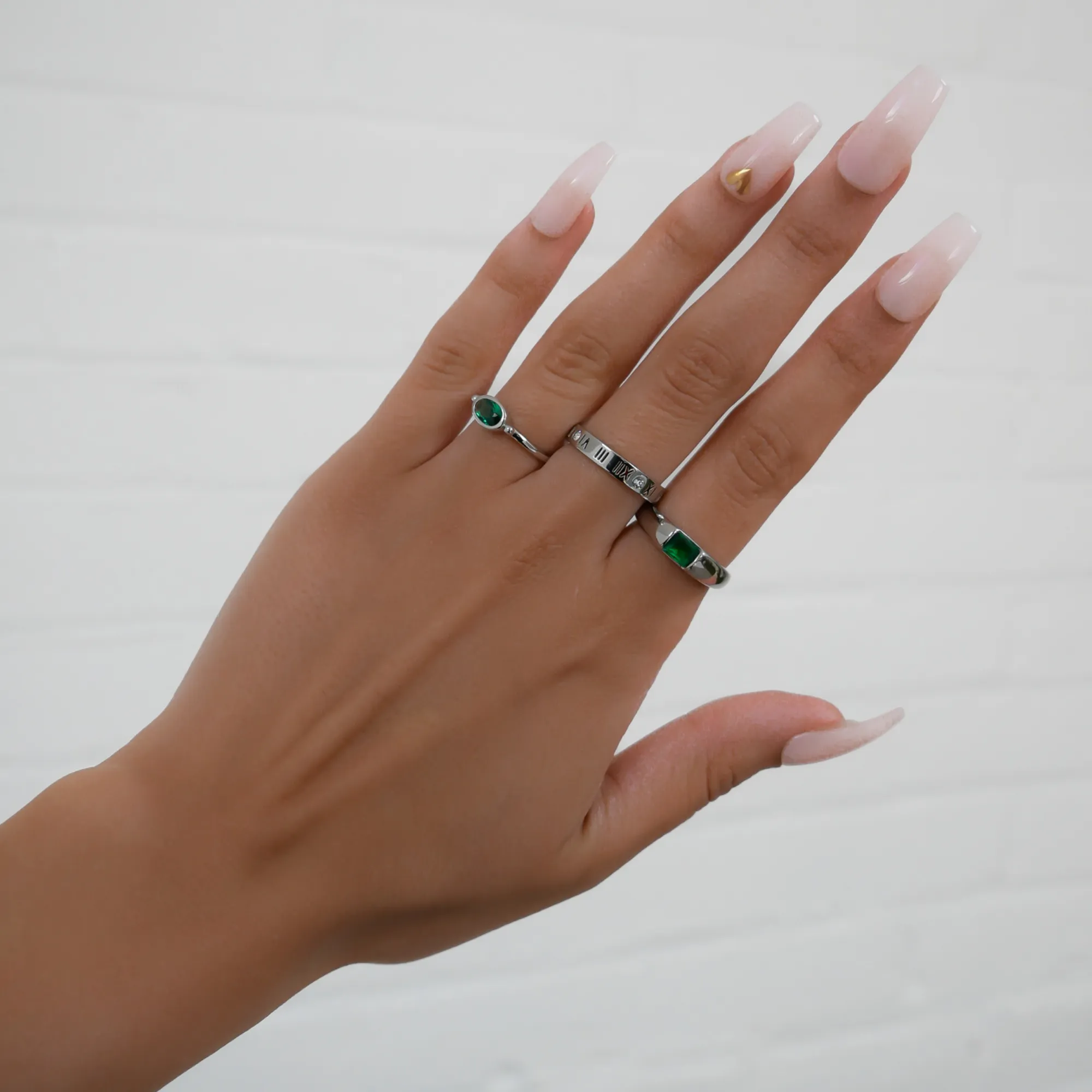 Birthstone Ring | Silver