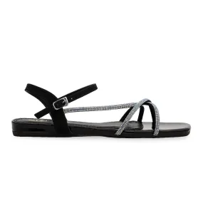 Black Fancy Sandal FN5836