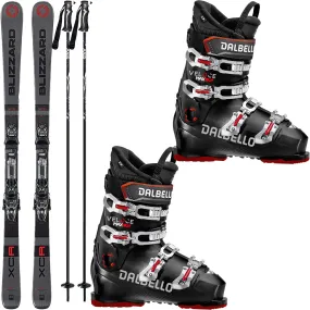 Blizzard XCR (TLT 10 System Binding) Skis w/ Dalbello Veloce MAX 75 Ski Boot Package 2024