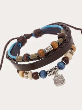 Bohemian Owl Layered Bracelet