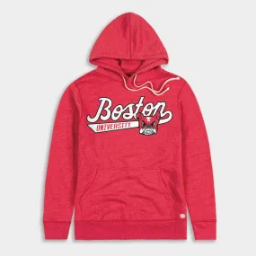 Boston University Terriers Vintage Logo and Script Hoodie