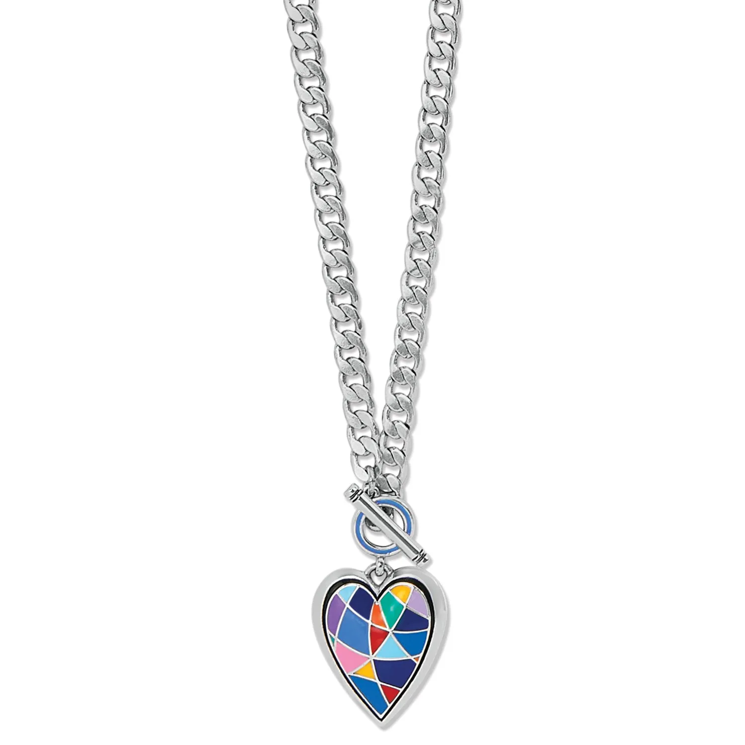 Brighton Colormix Heart Toggle Necklace