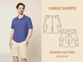 Cargo Shorts -Printed pattern