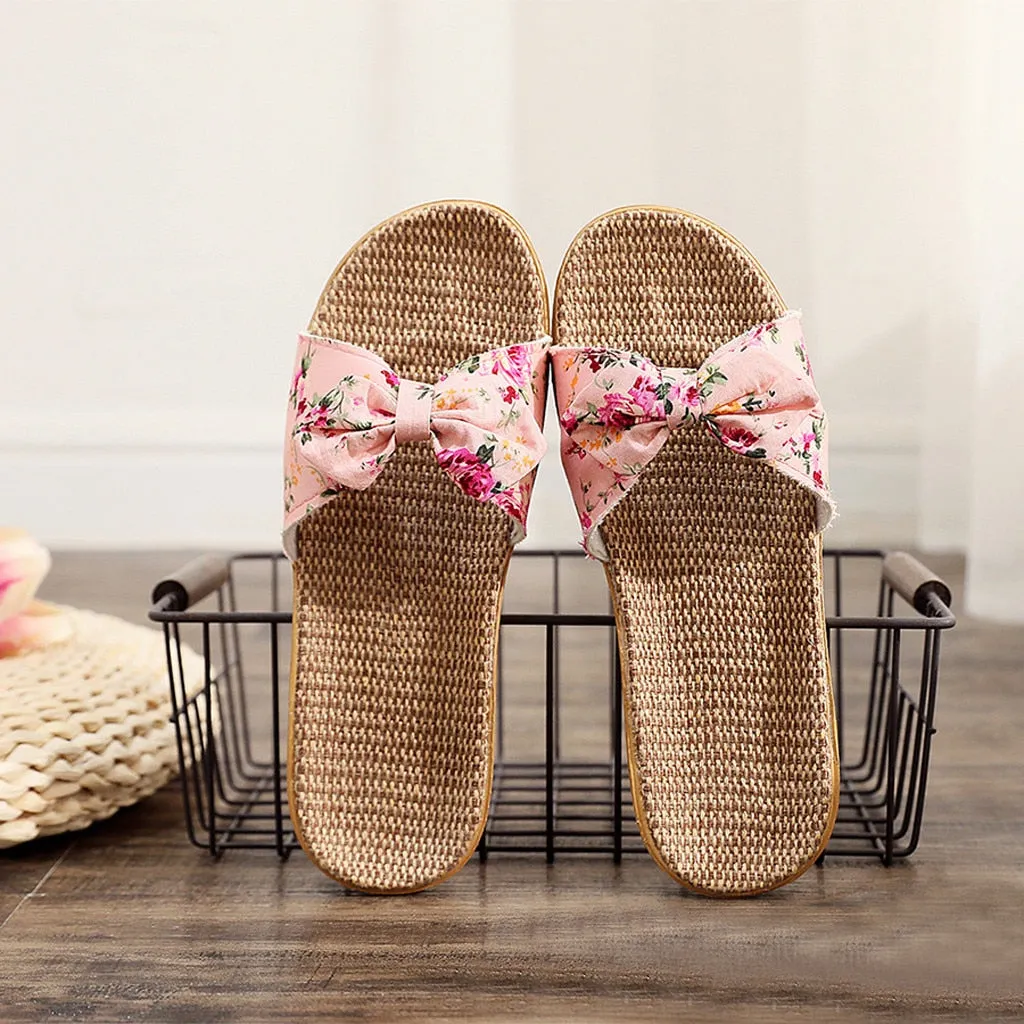 Casual Slip Bohemia Bowknot Slipper