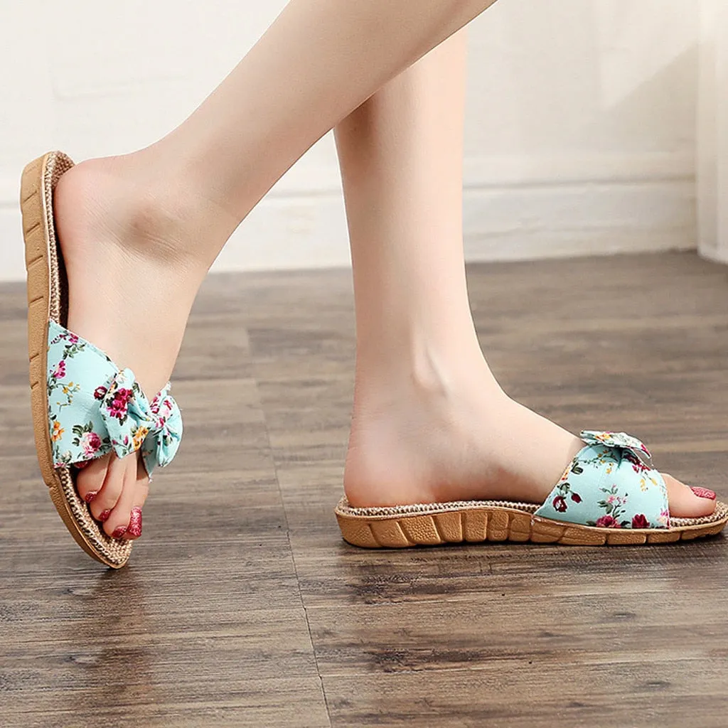 Casual Slip Bohemia Bowknot Slipper