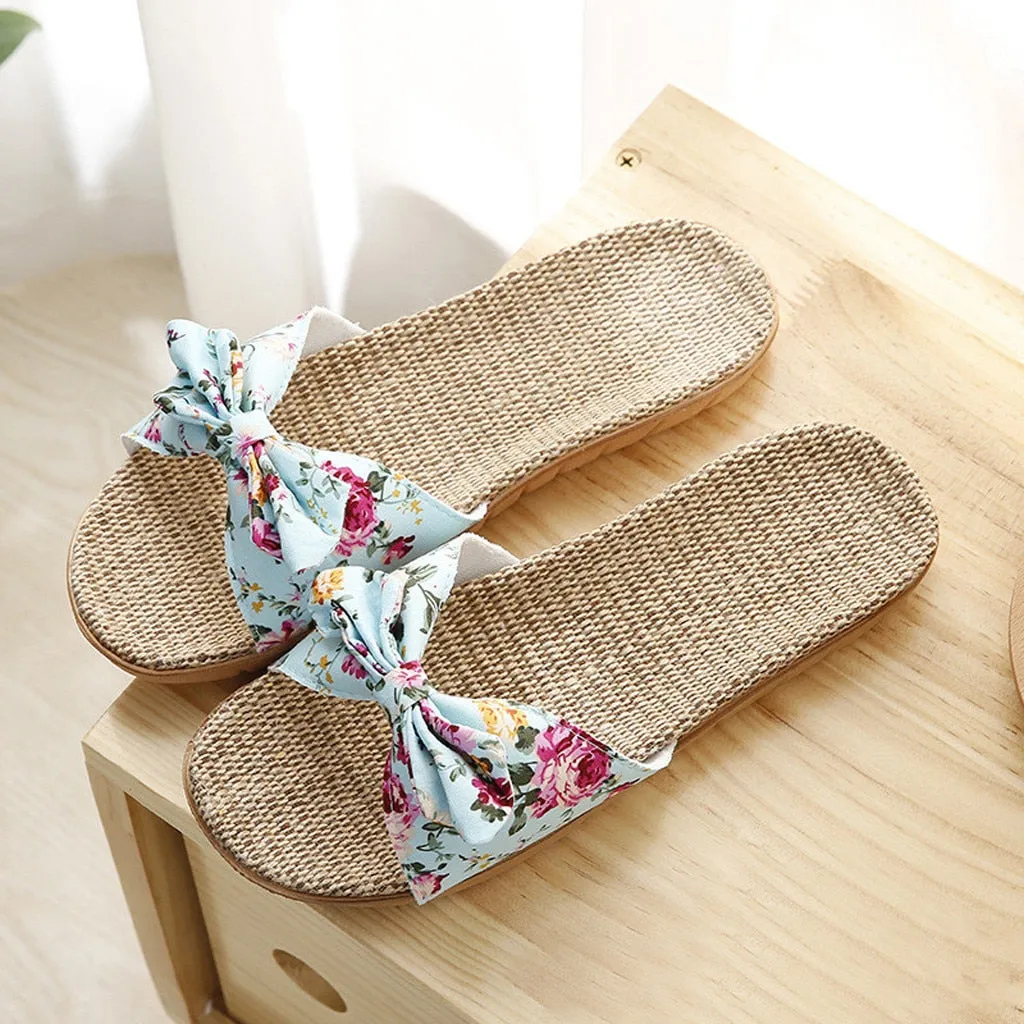 Casual Slip Bohemia Bowknot Slipper