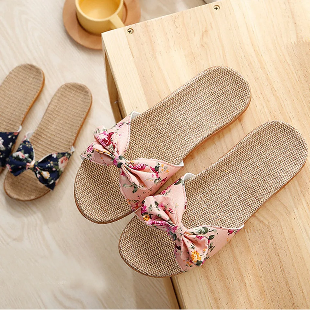 Casual Slip Bohemia Bowknot Slipper