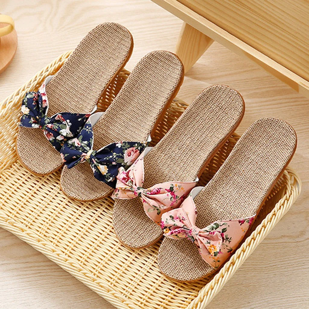 Casual Slip Bohemia Bowknot Slipper