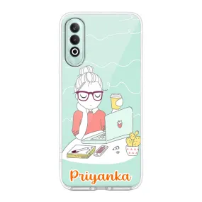 Creator Girl Customize Transparent Silicon Case For OnePlus