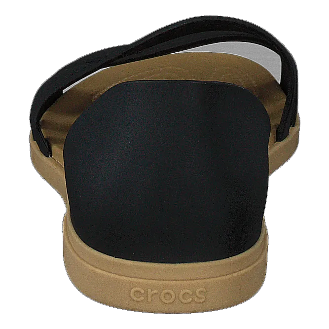 Crocs Tulum Open Flat W Black/tan