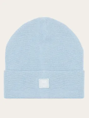 Double layer wool beanie - Asley Blue