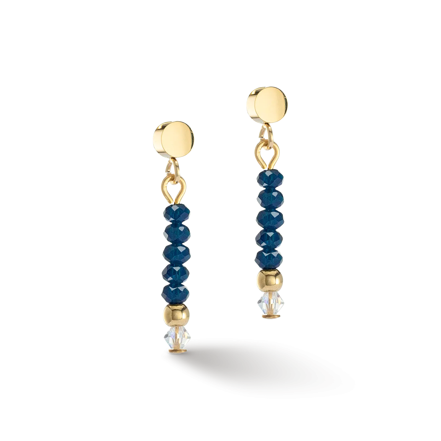 Earrings Little Twinkle gold-dark blue