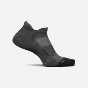 Elite Max Cushion No Show Tab Sock in Gray