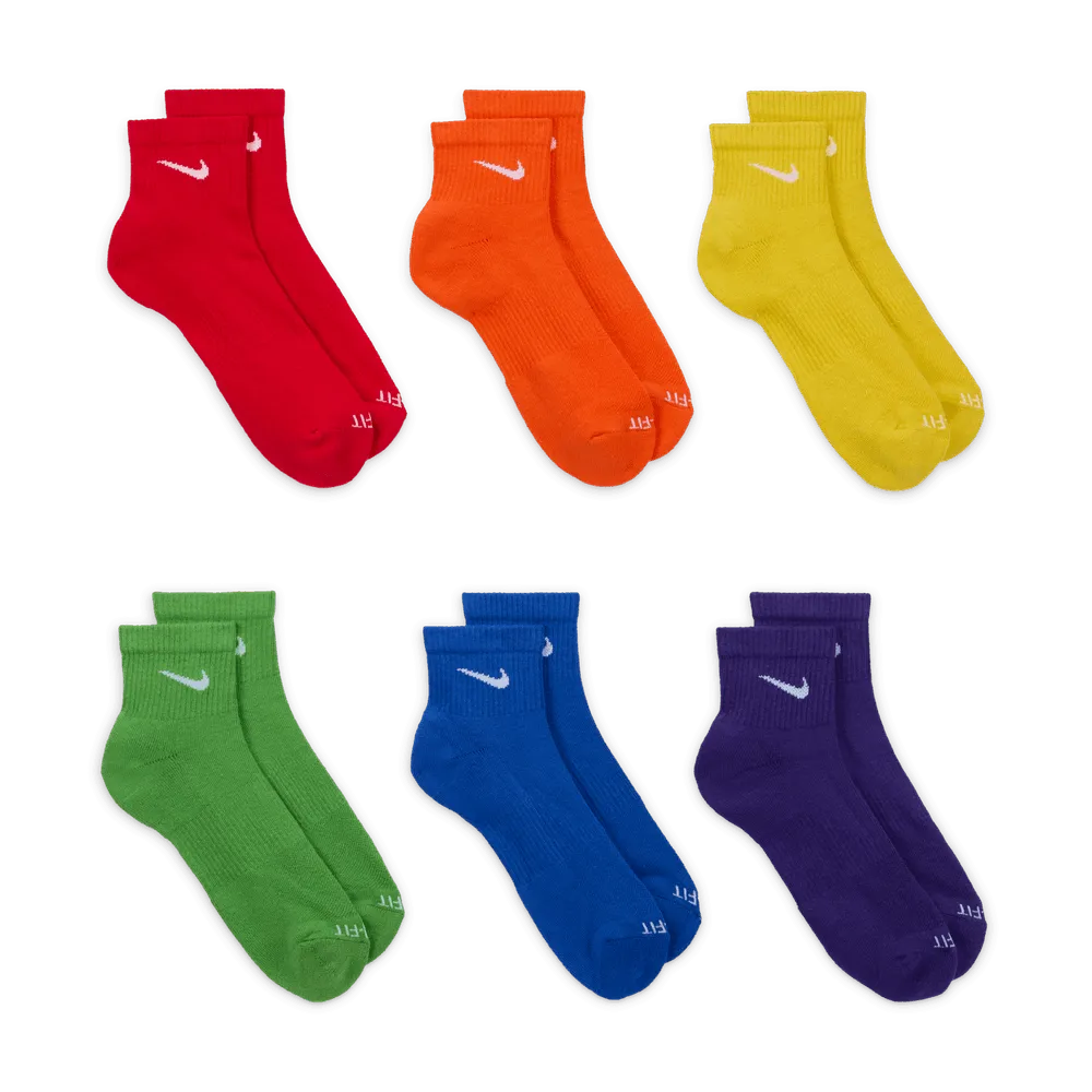 Everyday Plus Cushioned Training Ankle Socks (6 Pairs) 'Multi Color'