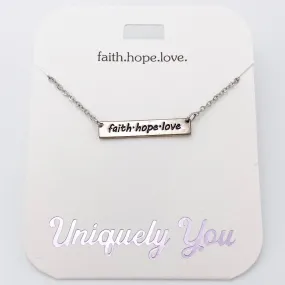 Faith. Hope. Love