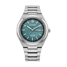 Forza Three-hand Eco Drive Super Titanium Green