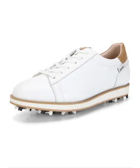 Giclee Unisex Classy Daily Prayer Premium Leather Golf Shoes - White