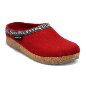 Haflinger GZ Wool Clog - Chili