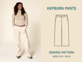 Hepburn pants Sewing Pattern