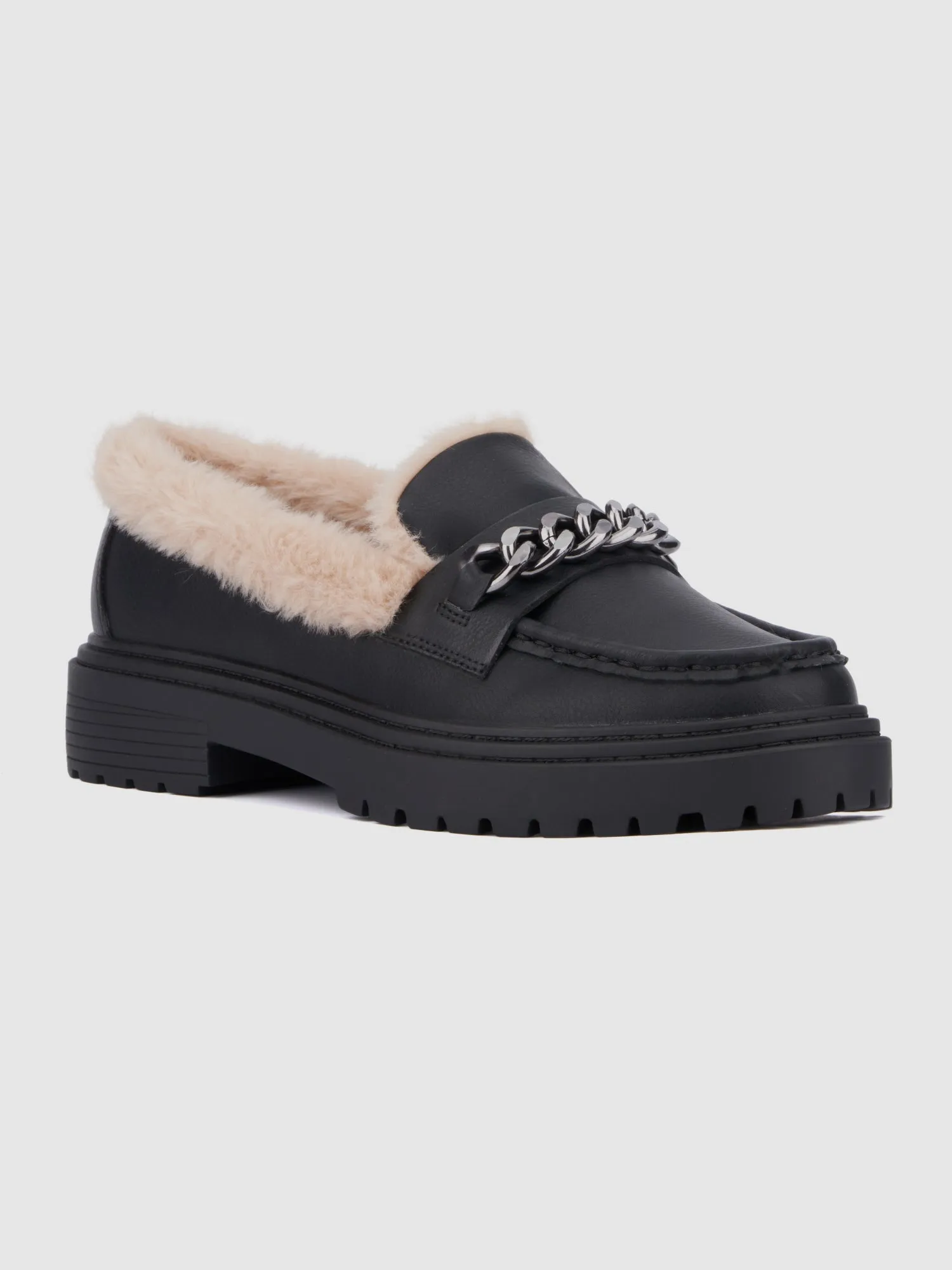 Ida Wide Width Faux Fur Lined Loafers