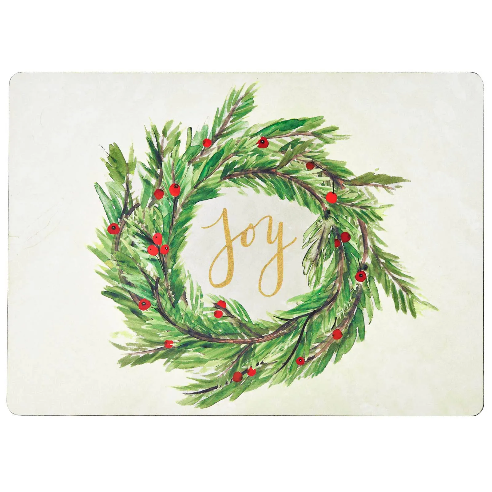 Joy Hard Art Placemats - Set of 4