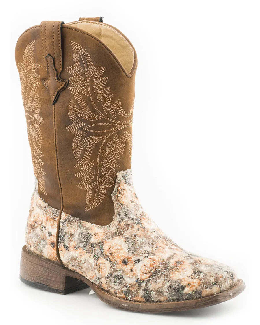 Kid's Claire Glitter Western Boots