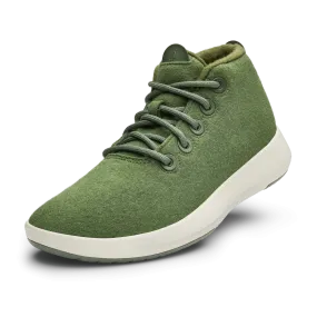 Men's Wool Runner-up Mizzles - Thunder Green (Natural White Sole)