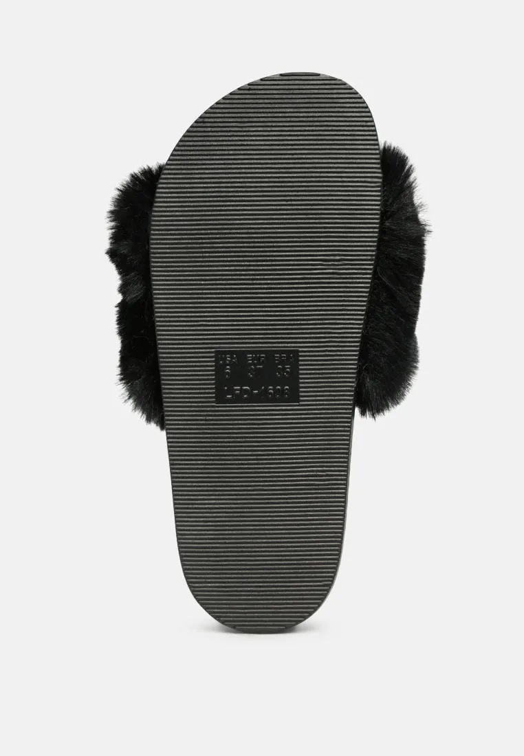 Munks Big Metal Fur Slides