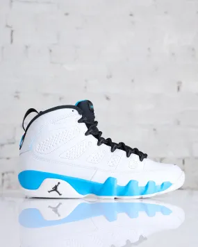 Nike Men's Air Jordan 9 Retro Summit White/Black-Dk Powder Blue