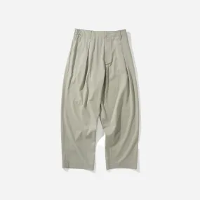 ONE TUCK BANDING SLACKS - SAGE GREEN