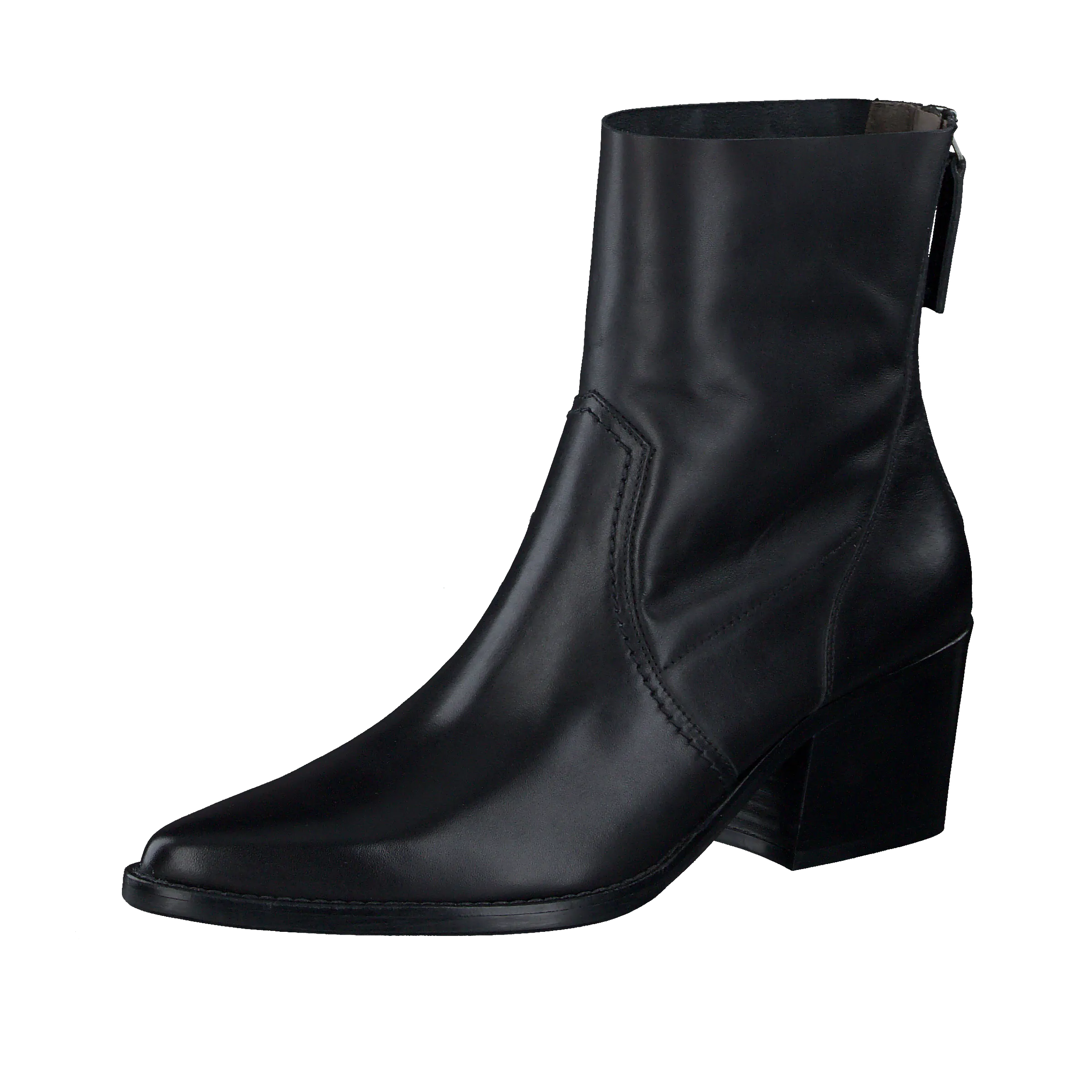 Paul Green Leather Pointed Toe Boots