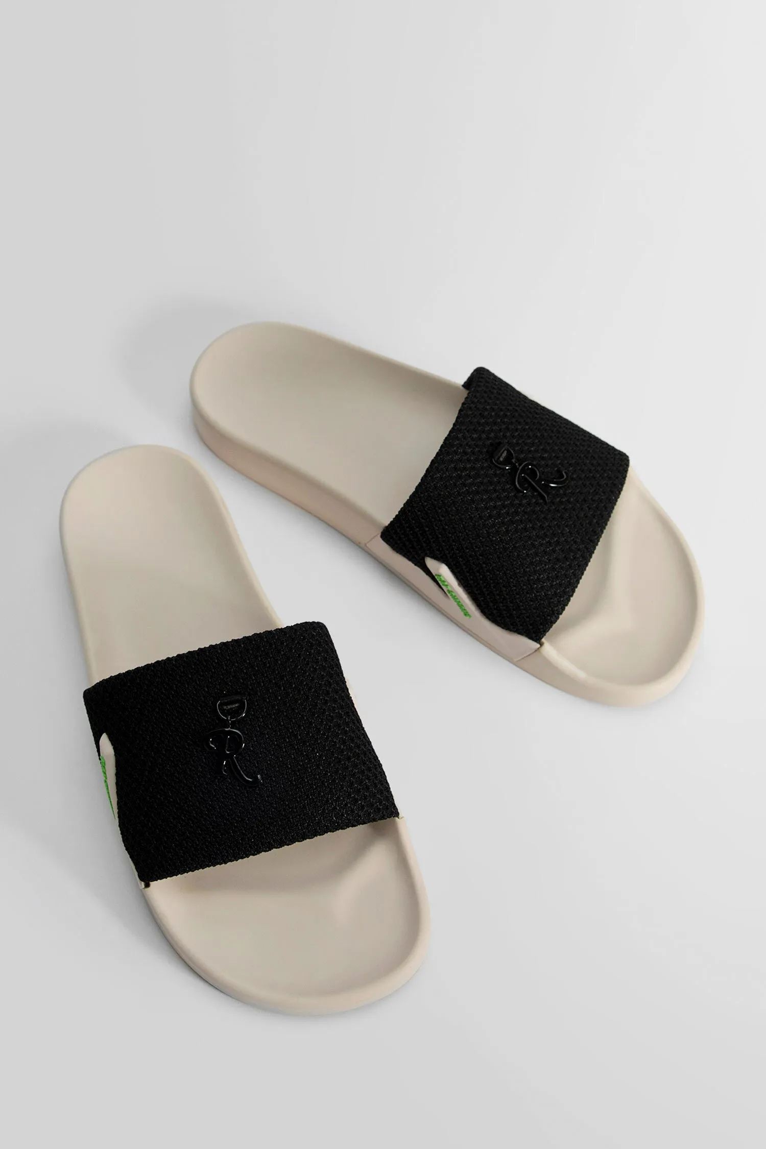 RAF SIMONS MAN BLACK&WHITE SANDALS & SLIDES