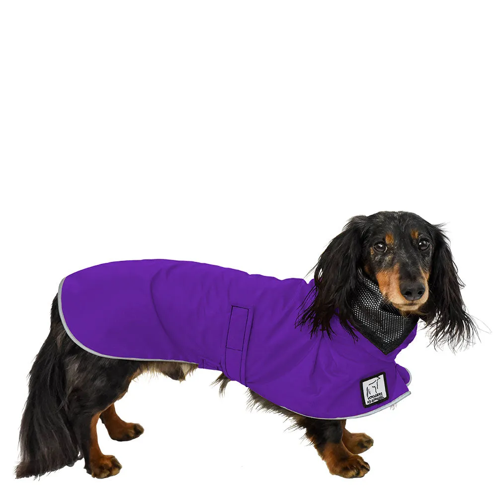 ReCoat ♻️ Dachshund Raincoat with Harness Opening