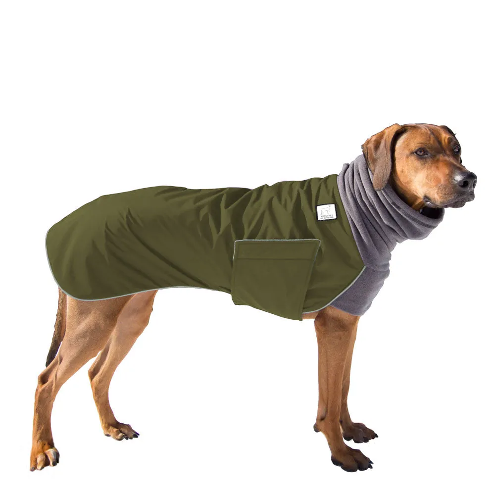 ReCoat ♻️ Rhodesian Ridgeback Winter Coat with Harness Opening