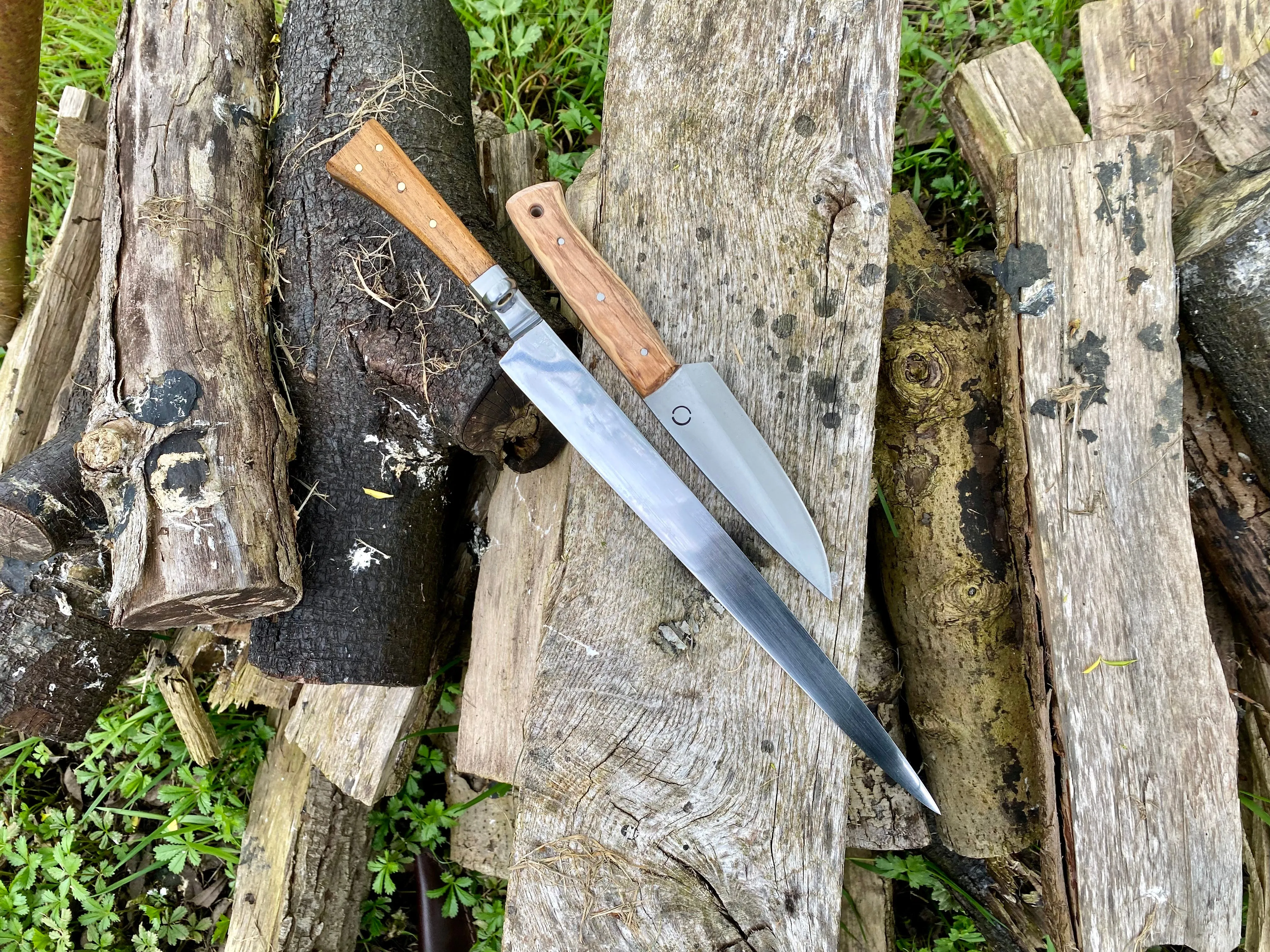 The Forest Bundle - with choice of Bauernwehr and choice of Bushcraft Knife (14thC to current)