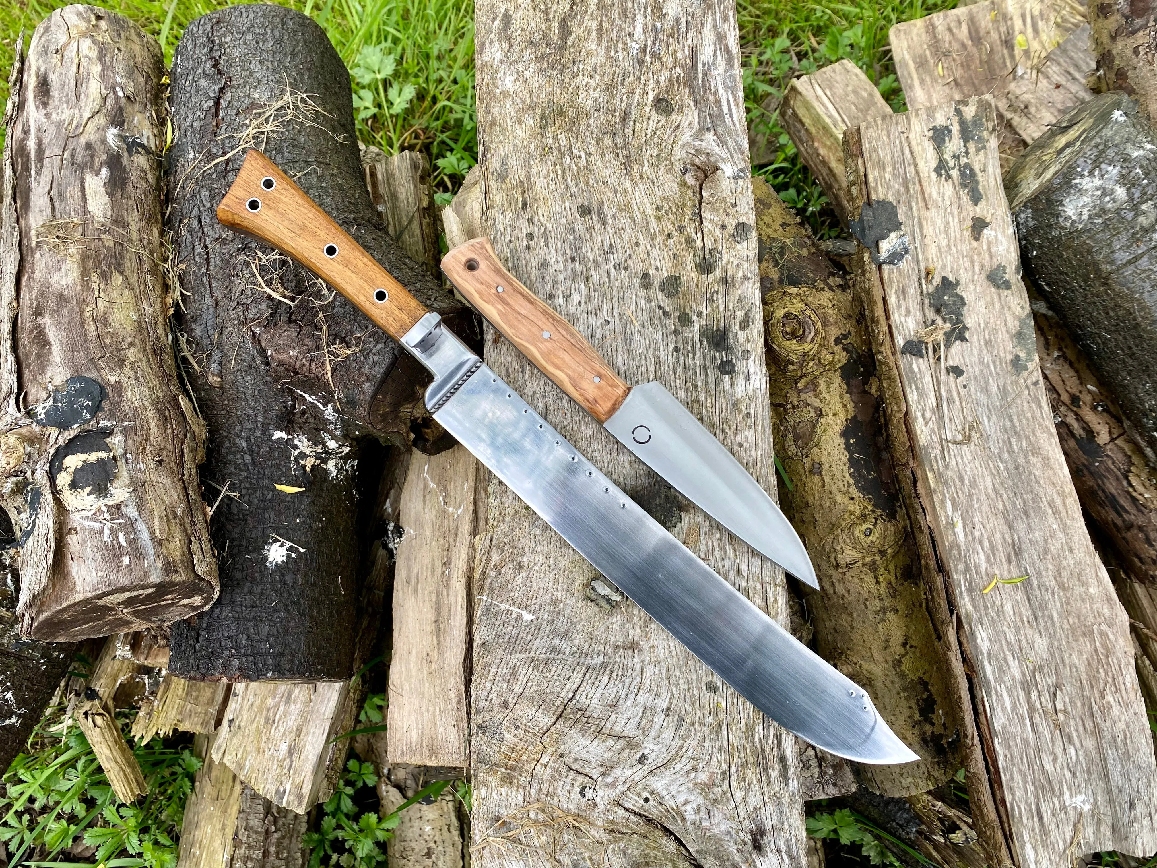 The Forest Bundle - with choice of Bauernwehr and choice of Bushcraft Knife (14thC to current)