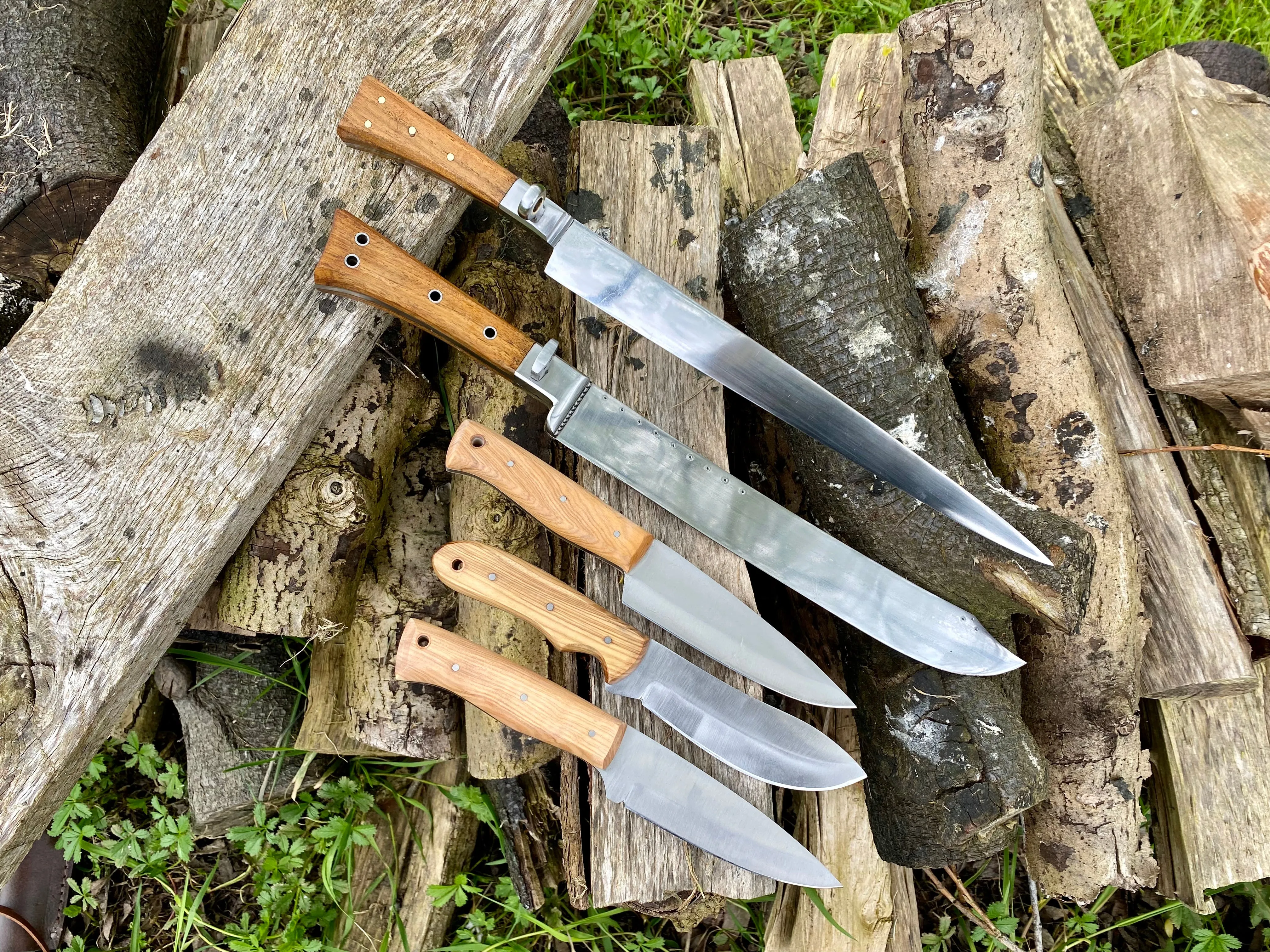 The Forest Bundle - with choice of Bauernwehr and choice of Bushcraft Knife (14thC to current)