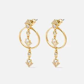 'Timeless' Crystal Drop Earrings