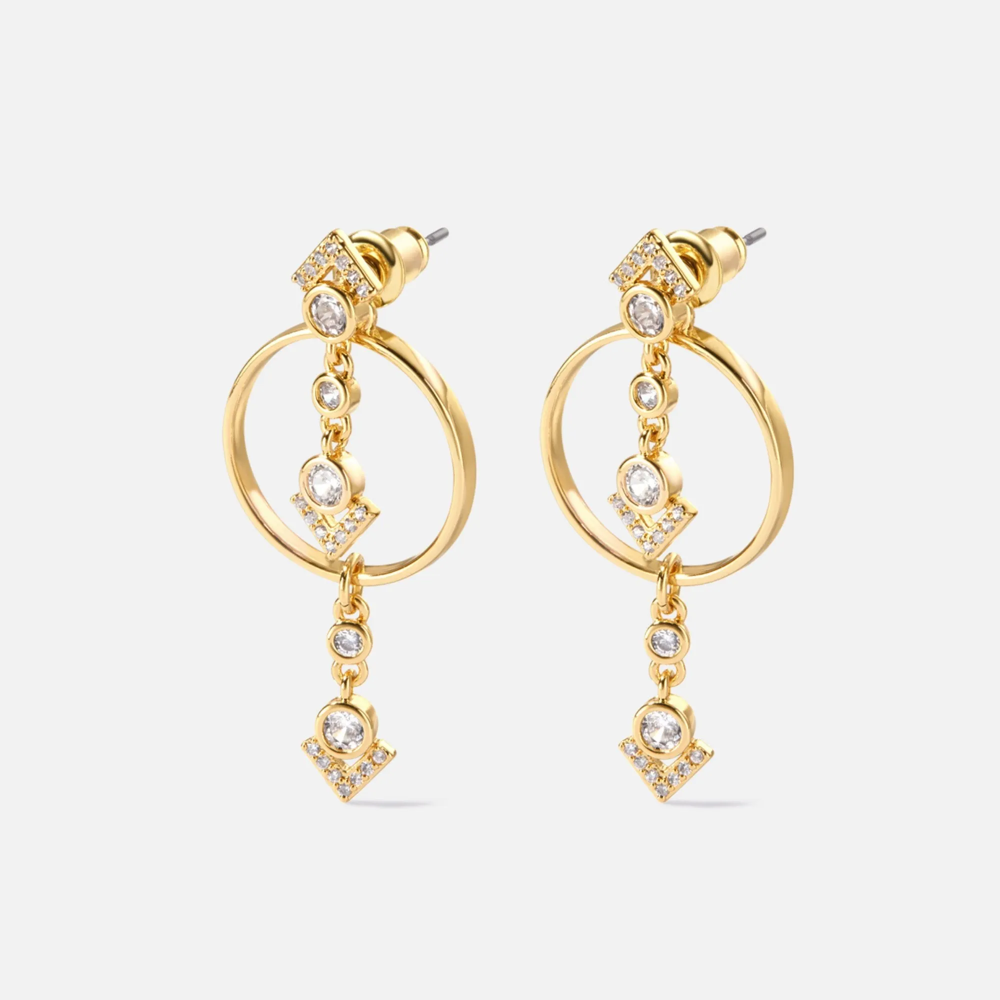 'Timeless' Crystal Drop Earrings